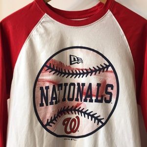 Washington Nationals Long Sleeve Tee Shirt
